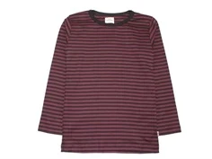 Mads Nørgaard t-shirt/bluse Tobino black/sassafras